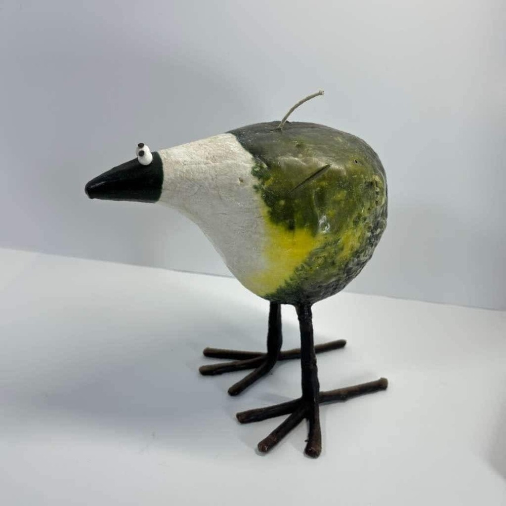 VTG‎ Candle Creations Funky Bird Candle 1970's Retro Whimsical Decor Unused RARE